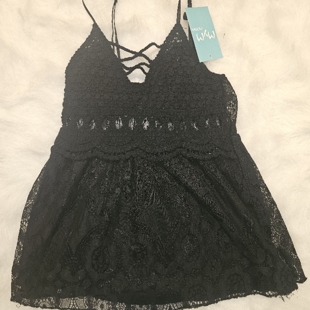 Black Lace Top
